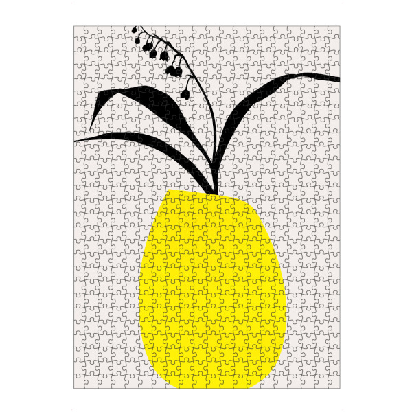 artboxONE Puzzle "Scandinavian Water Lilies" artboxONE - Natur,Floral,Abstrakt
