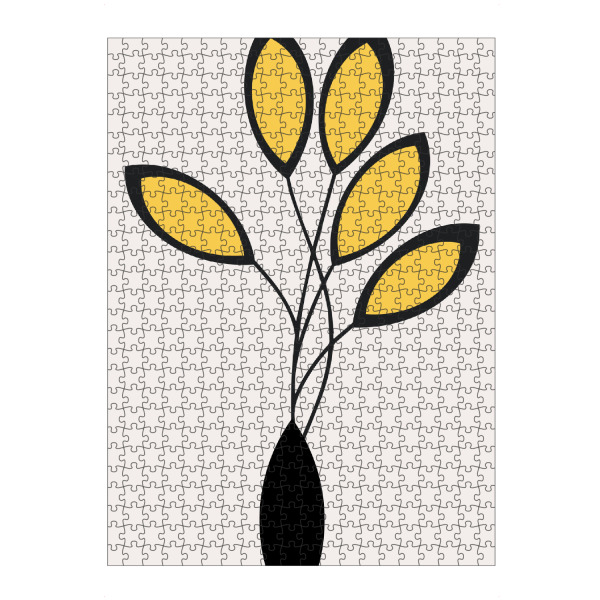 Puzzle Ravensburger "Cinco Amarillo" artboxONE - Natur,Floral,Abstrakt