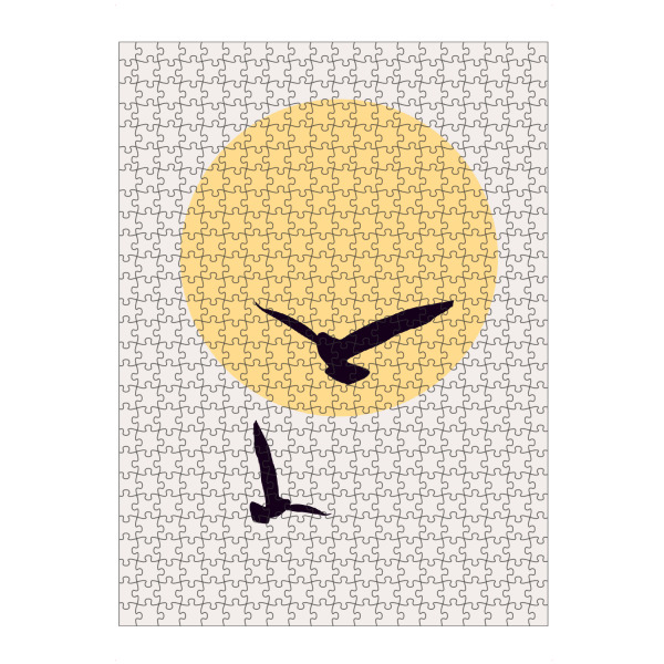 Puzzle Ravensburger "Two Birds In The Sky" artboxONE - Natur,Tiere,Abstrakt