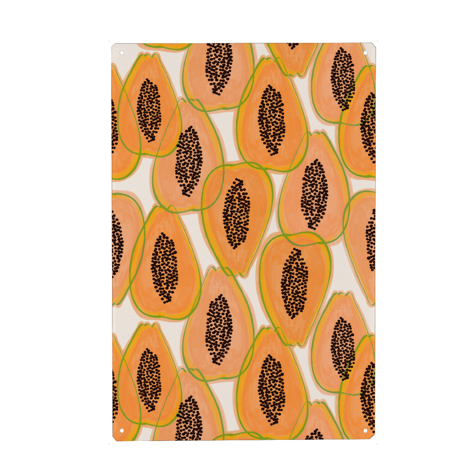 Holzbild "Papaya Cravings | Pastel" artboxONE - Essen & Trinken