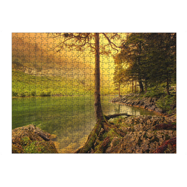 Puzzle Ravensburger "Yellow Light" artboxONE - Natur,Reise