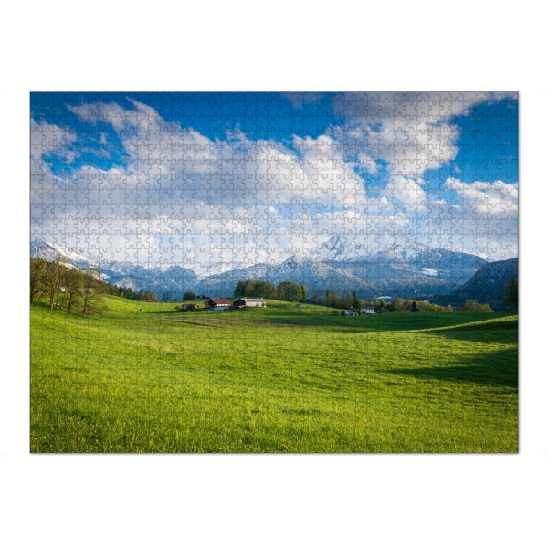 Puzzle Ravensburger "Watzmann im Frühling" artboxONE - Natur