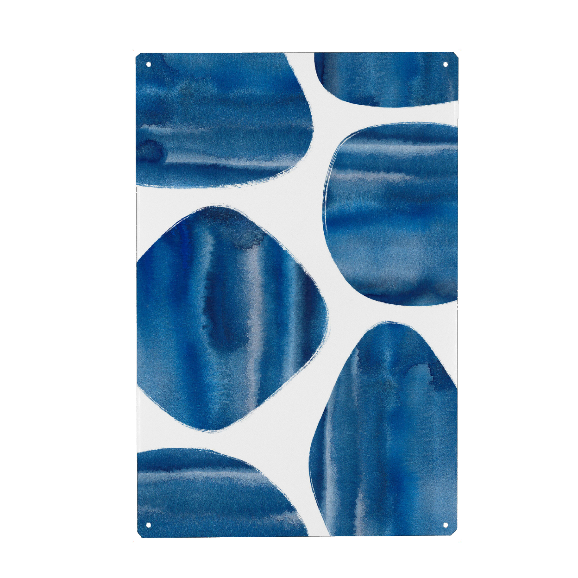 Holzbild "Classic Blue Shapes" artboxONE - Abstrakt