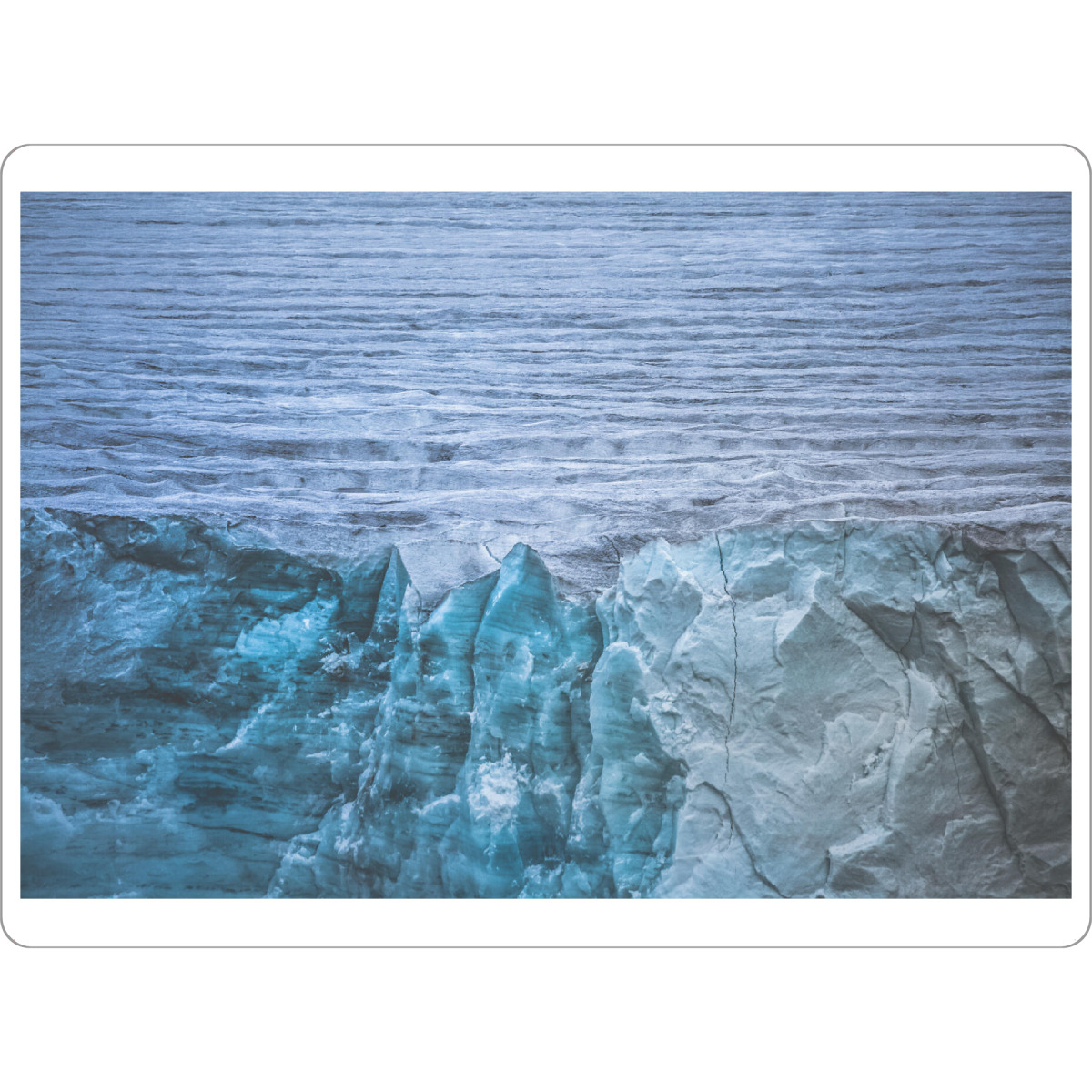 Tischset "Ewiges Eis" artboxONE - Natur - Gletscher,Eis,Eiszeit,Arktis,Spitzbergen,Ice,Mountains,Nature,Natur,Glacier - Bild gletscher