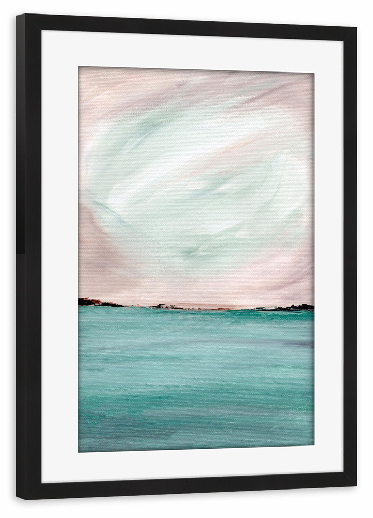 Poster mit Rahmen schwarz "Euphoria" artboxONE - Natur,Abstrakt,Reise / Strand und Meer