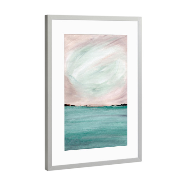 Poster mit Rahmen Silber "Euphoria" artboxONE - Natur,Abstrakt,Reise / Strand und Meer