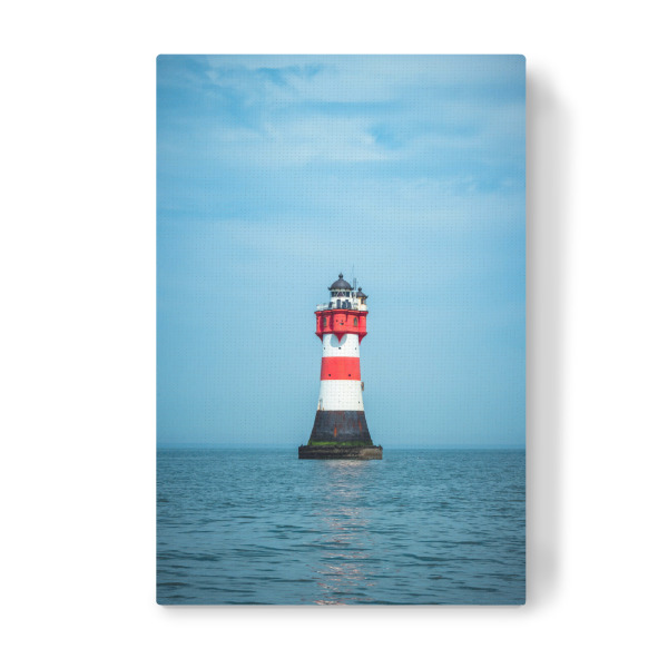 Leinwandbild "Leuchtturm Roter Sand" artboxONE - Architektur,Reise / Strand und Meer