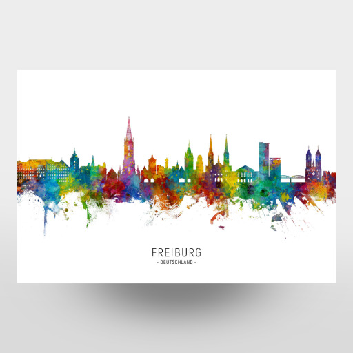Freiburg Germany Skyline txt