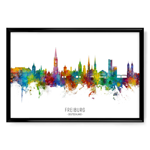Freiburg Germany Skyline txt