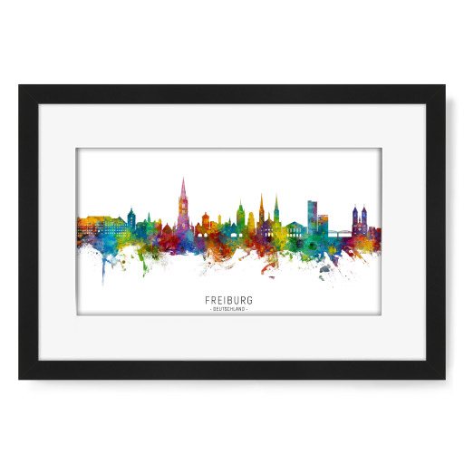 Freiburg Germany Skyline txt