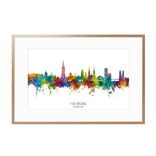 Freiburg Germany Skyline txt