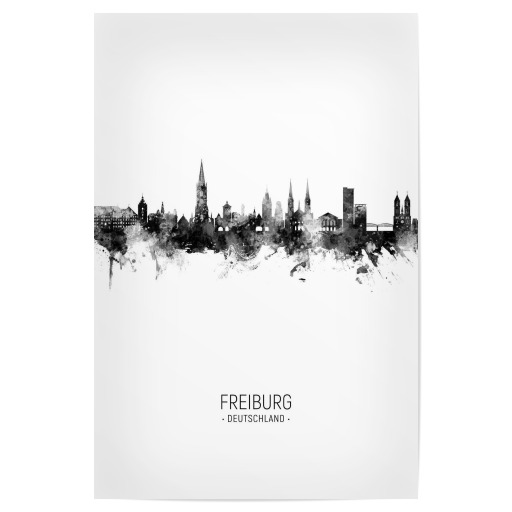 Freiburg Germany Skyline BW