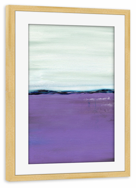 Poster mit Rahmen kiefer "Purple Surge" artboxONE - Natur,Abstrakt