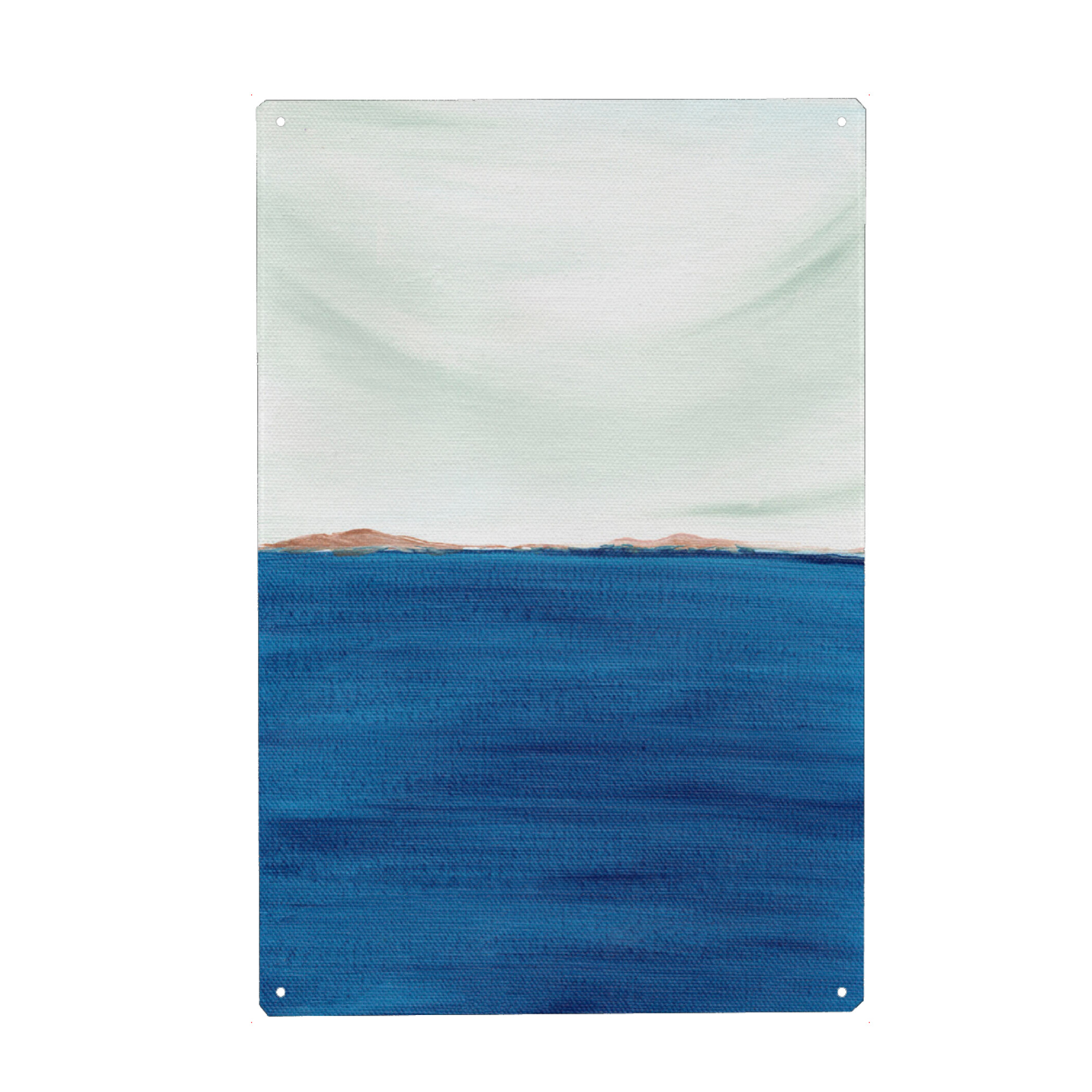 Metall Poster "Mesmerizing Blue" artboxONE - Natur,Abstrakt