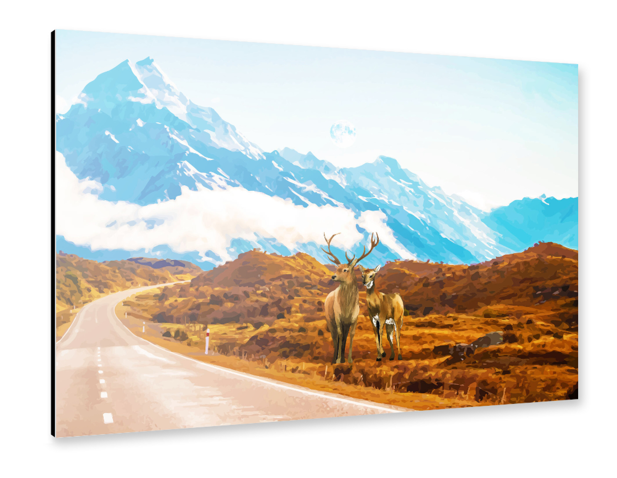 Alu-Dibond "Wildlife Art" 75x50 cm artboxONE