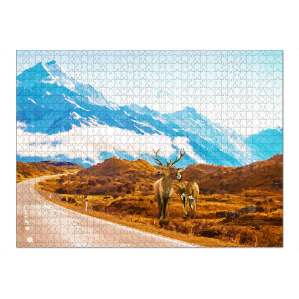Puzzle Ravensburger "Wildlife Art" artboxONE - Natur,Tiere