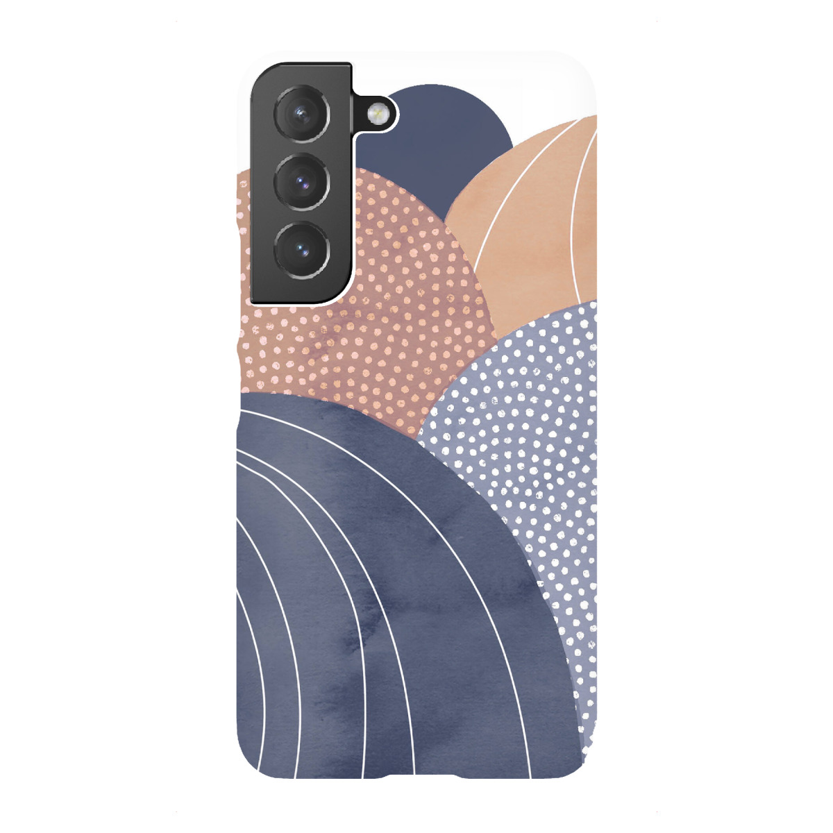"Blue Abstract Hills"für Samsung Galaxy - Premium-Case Handyhülle artboxONE