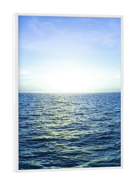 Poster mit weißem Rahmen "Beach Sunset" artboxONE - Natur,Reise / Strand und Meer,Reise / Länder