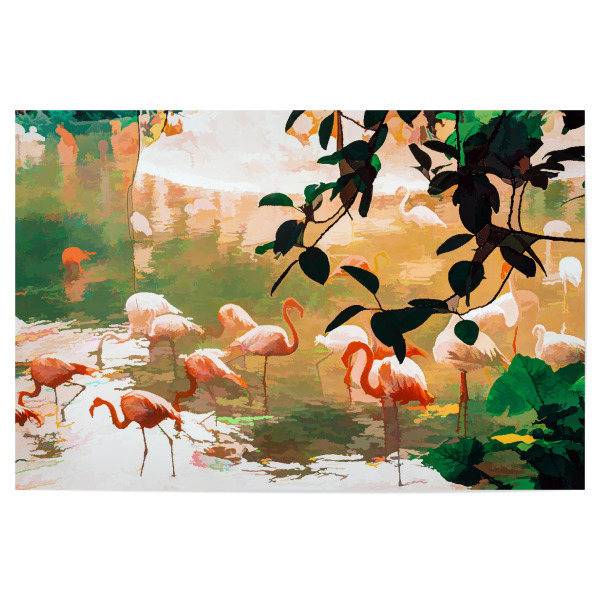 Poster "Flamingo Sighting" artboxONE - Natur,Tiere