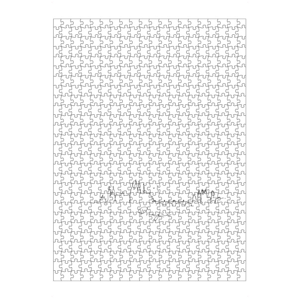 Puzzle Ravensburger "Prague pen line silhouette" artboxONE - Städte,Schwarzweiß,Architektur,Städte / Prag