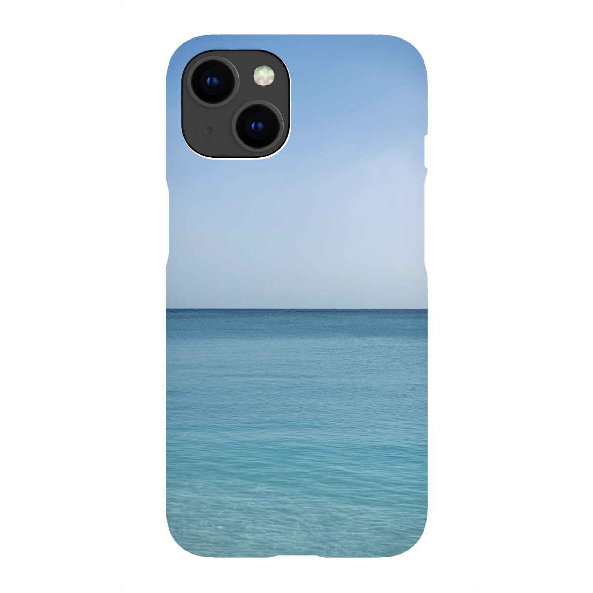 iPhone "Blue ocean" Premium-Case Handyhülle artboxONE