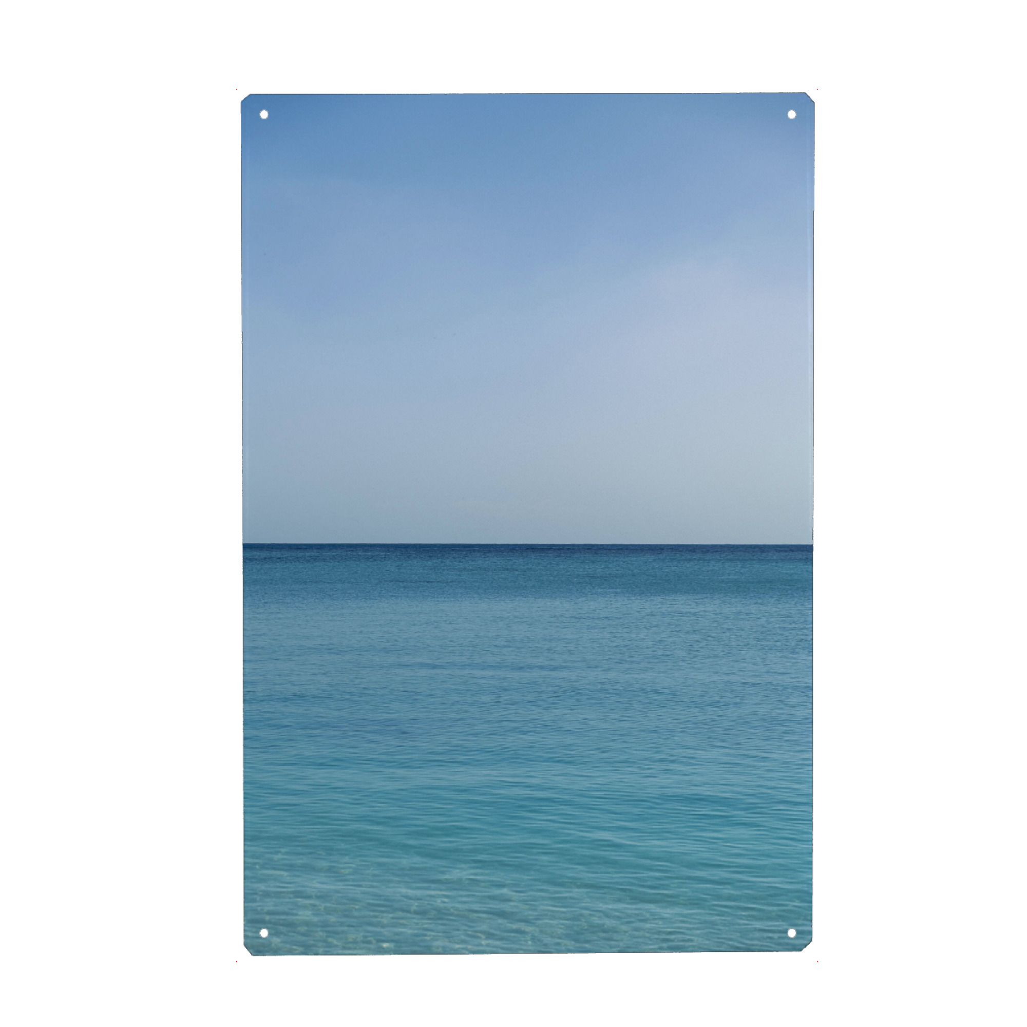 Metall Poster "Blue ocean" artboxONE - Natur,Reise,Reise / Strand und Meer
