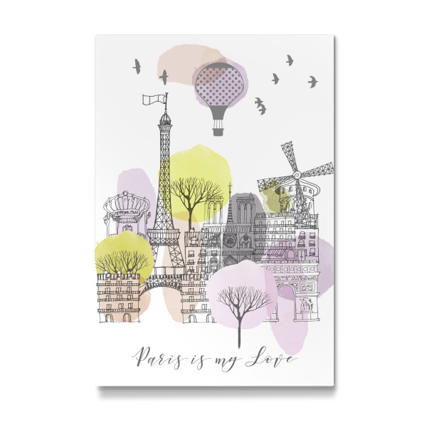 Galerie-Print "Paris is my love!" 30x20 cm artboxONE
