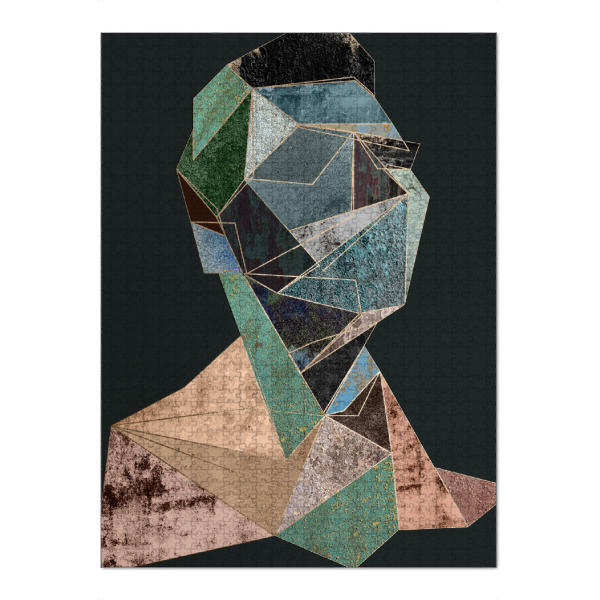 Puzzle Ravensburger "Man Cubism" artboxONE - Menschen,Geometrie,Männer