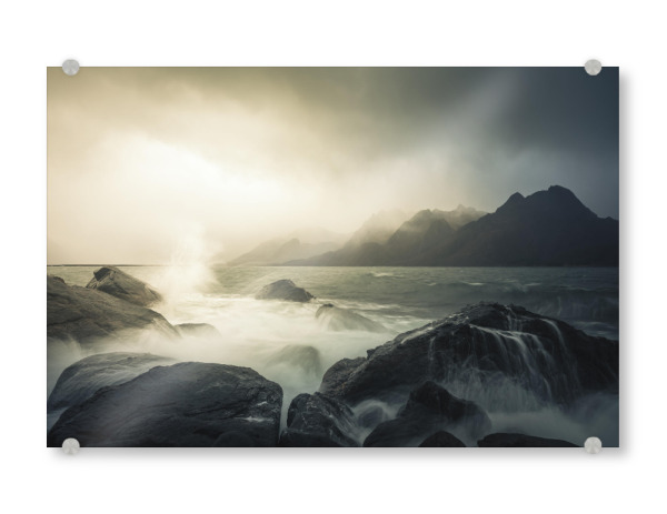 Acrylglasbild "Dramatic coast" artboxONE - Natur,Reise / Strand und Meer