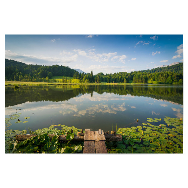 Poster 30x20 cm "Sommer am Geroldsee" artboxONE - Natur