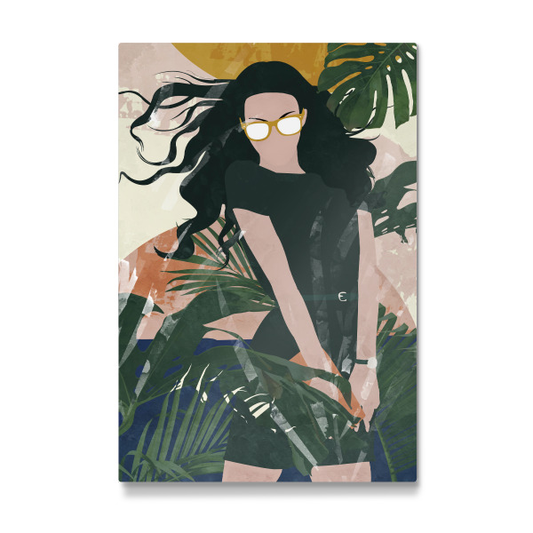 Galerie-Print "Woman sunglasses Orange" 30x20 cm artboxONE