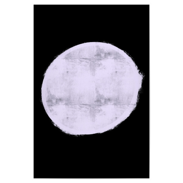 Poster 30x20 cm "SCANDI WHITE SUN" artboxONE - Abstrakt,Schwarzweiß
