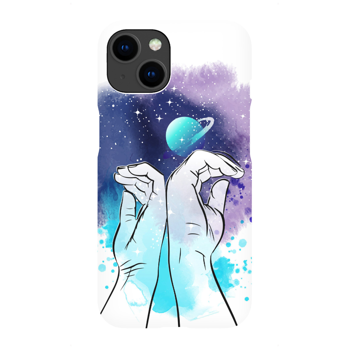 "Kosmische Liebe"für iPhone - Premium-Case Handyhülle artboxONE
