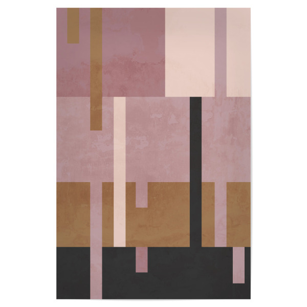 Poster 30x20 cm "Abstract rose forms" artboxONE - Abstrakt,Geometrie