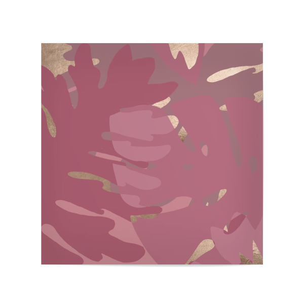 Poster 20x20 cm "Rose Flower Tropical" artboxONE - Natur,Floral,Abstrakt