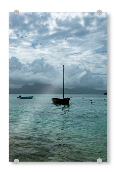 Acrylglasbild "Swimming boats" artboxONE - Natur,Reise,Reise / Strand und Meer