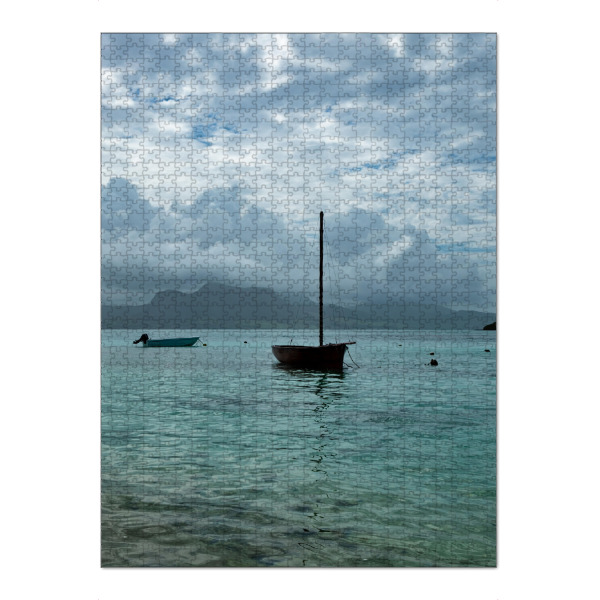 Puzzle Ravensburger "Swimming boats" artboxONE - Natur,Reise,Reise / Strand und Meer