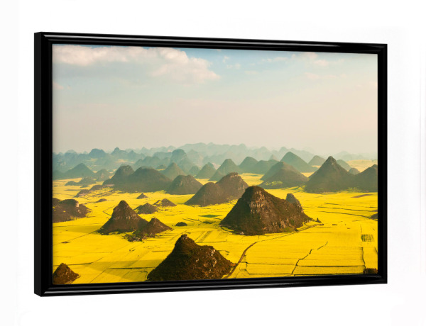 Poster mit schwarzem Rahmen "So weit das Auge reicht" artboxONE - Reise,Reise / Asien,Reise / Länder