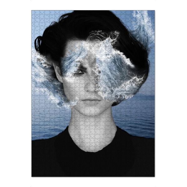 Puzzle Ravensburger "Woman Wave" artboxONE - Natur,Menschen