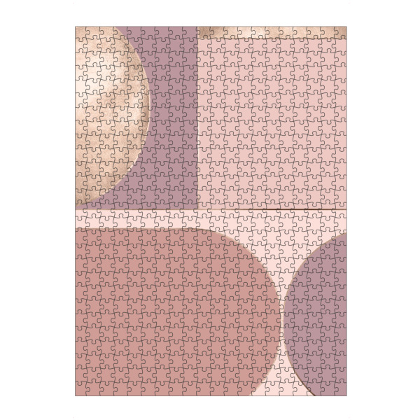 Puzzle Ravensburger "Rose Geometric Gold" artboxONE - Abstrakt,Geometrie