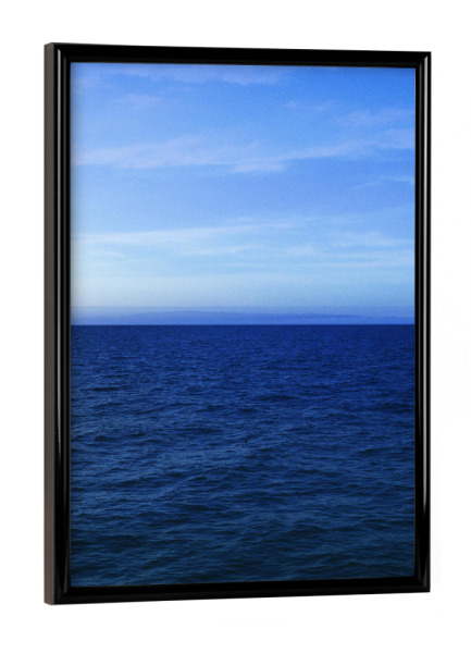 Poster mit schwarzem Rahmen "Beach Blue" artboxONE - Natur,Reise / Strand und Meer,Reise / Länder