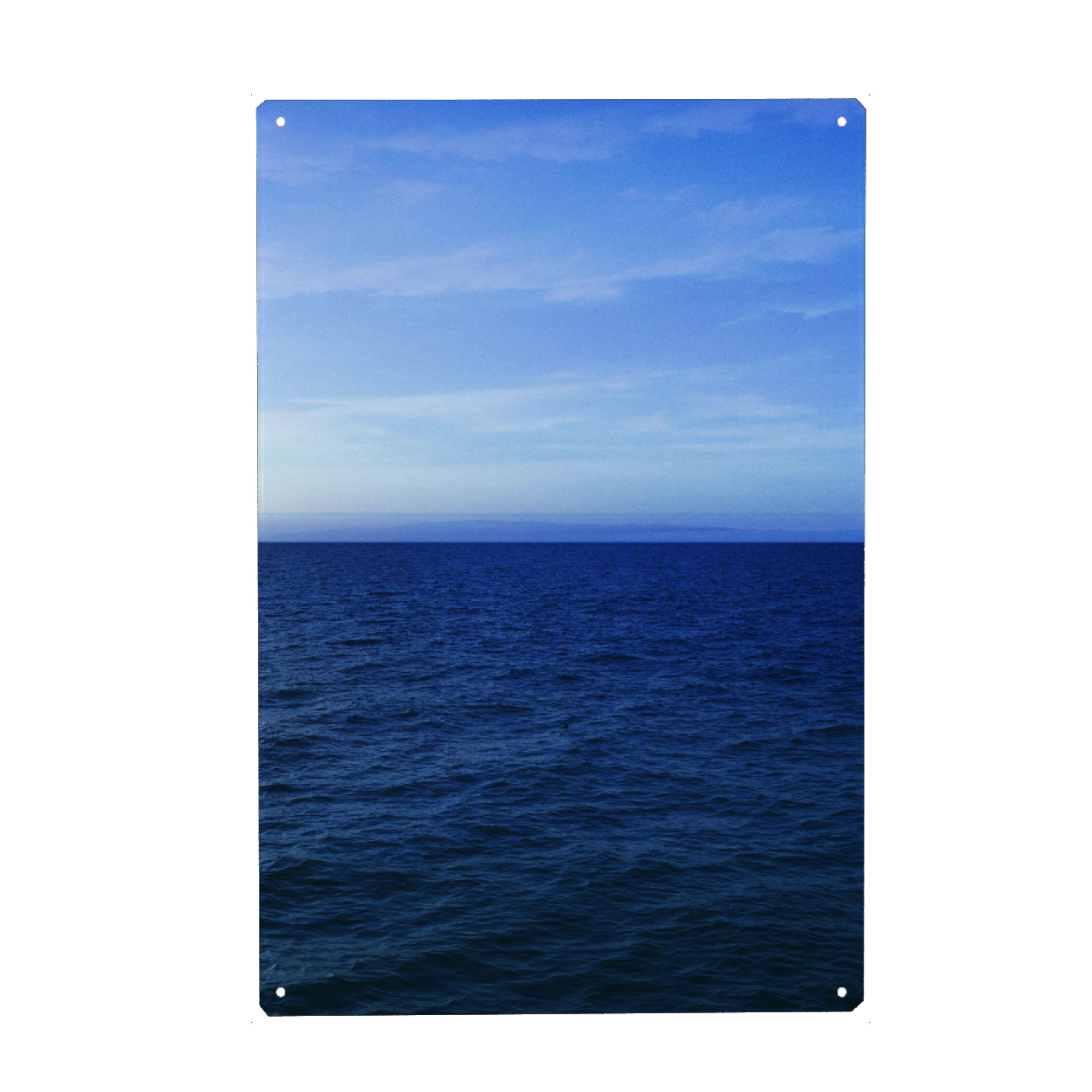 Metall Poster "Beach Blue" artboxONE - Natur,Reise / Strand und Meer,Reise / Länder