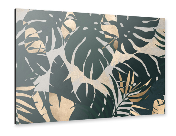 Alu-Dibond "Georganic Leafs" 30x20 cm artboxONE