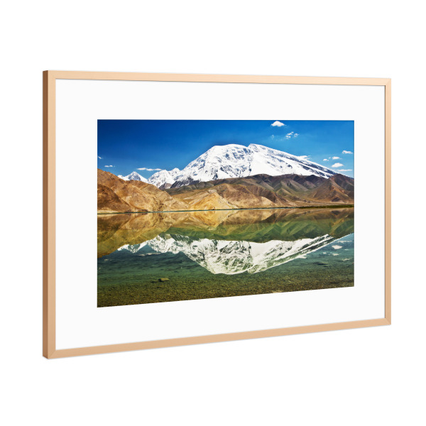 Poster mit Rahmen Kupfer "Im Spiegel" artboxONE - Natur,Reise / Asien