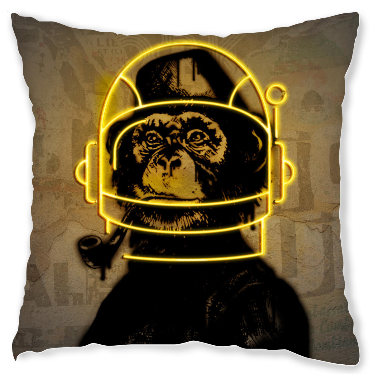 Design-Kissen "Classic Monkey Neon" artboxONE - Tiere,Streetart