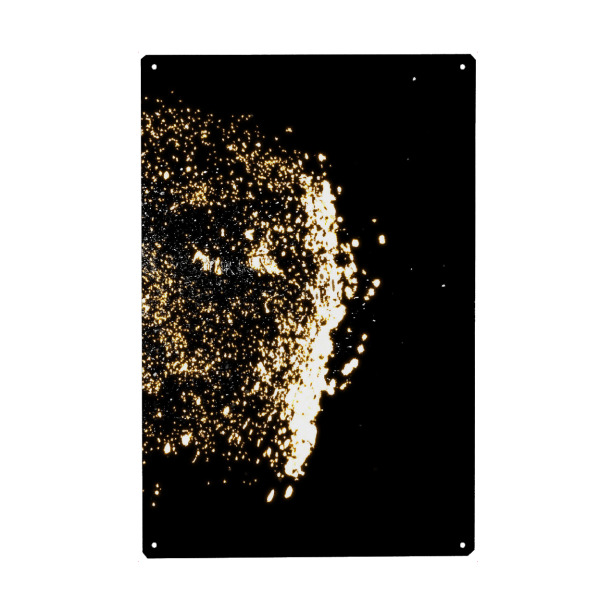 Metall Poster "Face Second" artboxONE - Abstrakt,Menschen