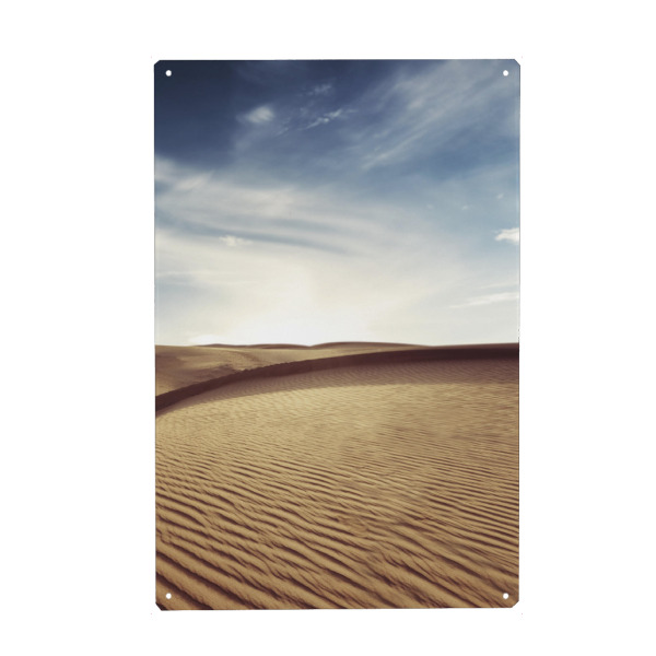 Metall Poster "Beach Desert" artboxONE - Natur,Reise / Länder