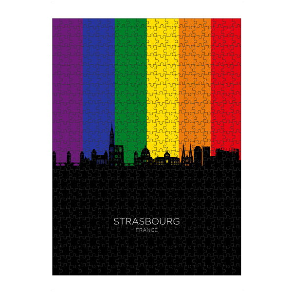 artboxONE Puzzle "Strasbourg France Skyline Pride" artboxONE - Städte