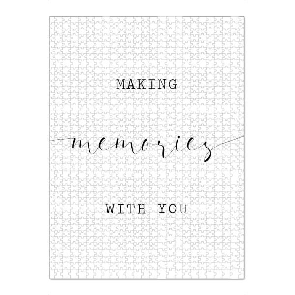 Puzzle Ravensburger "Making memories with you_links" artboxONE - Typografie,Für Kinder,Liebe