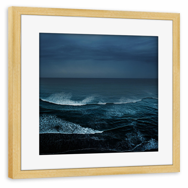 Poster mit Rahmen kiefer "Beach Indigo" artboxONE - Natur,Reise / Strand und Meer,Reise / Länder